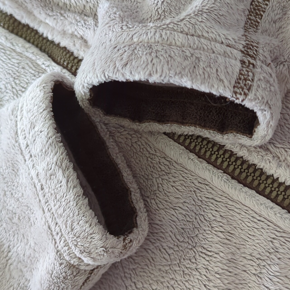 KUHL I Advokat Stone Tan & Brown Full Zipper Front Minky Fleece Jacket, L - Picture 11 of 16